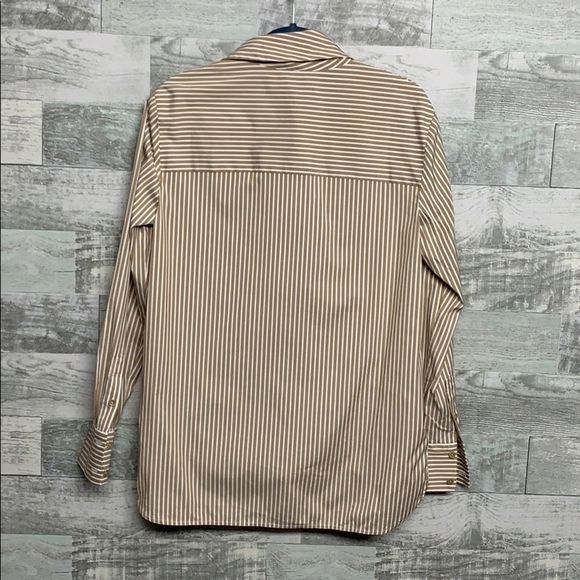 Tibi Kaia Stripe Belt Neck Shirt NWT - Picture 6 of 6